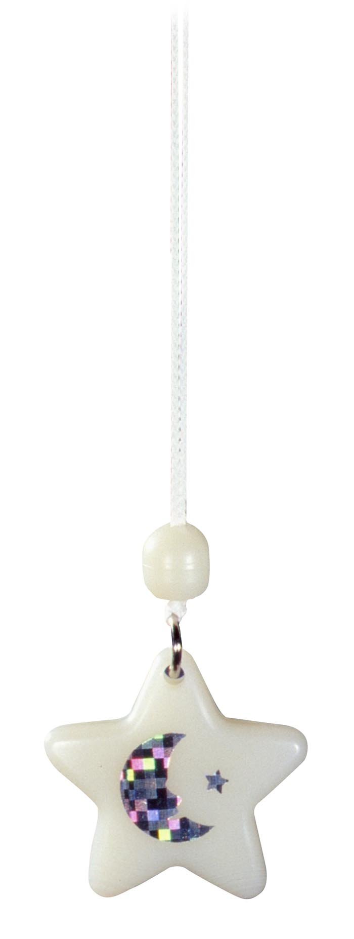 太陽や照明の光を吸収、暗くなったら発光する! スマイルキッズ ねながらひっぱりコードII 星 AHS-10商品画像