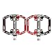 RockBros Aluminum Alloy Cycling Bike Platform Pedals Sealed Bearing Axle 9/16
