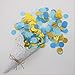 Mybbshower Metallic Gold Blue Wedding Paper Confetti Boy Birthday Baby Shower Party Decorations 5000 Plus