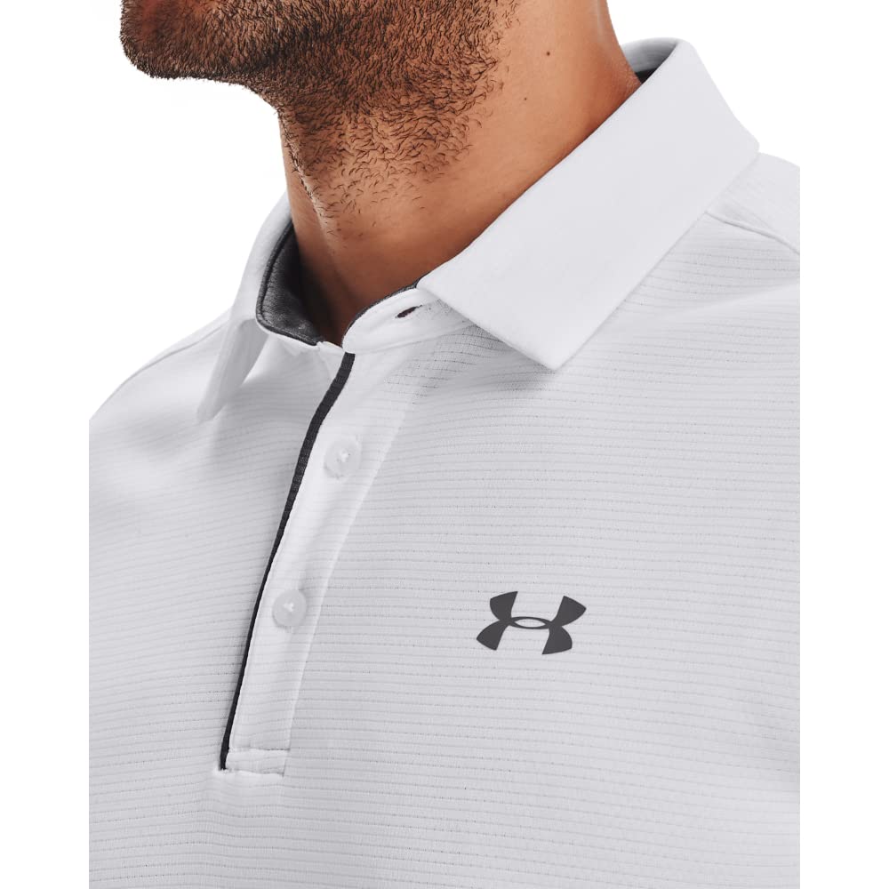 Under Armour Men Tech, Lightweight and Breathable Polo T Shirt for Men, Comfortable Short Sleeve Polo Shirt