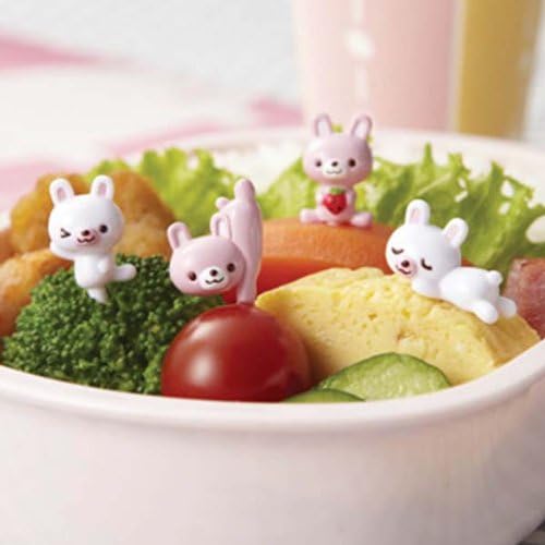 CuteZCute Bento 3D Food Pick, 8-Piece, Rabbit by, Color of the Image - Image 4