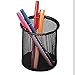 Pencil Holder Single Layer Pen Office Remote Contro Phone Business Card Holders Desktop Organizer (Black2)