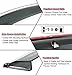 Clip-on Type Smoke Tinted Window Visor W/Compatible with Fits for 2012-2016 Honda CRV CR-V
