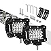 LED Light Bar, Rigidhorse 2 Pcs 5 inch 48W 3 Row LED Spot Lights Pods Lights LED Cube Lights Off Road LED Lights LED Work Light for Trucks ATV SUV Jeep boat, 1 Year Warranty