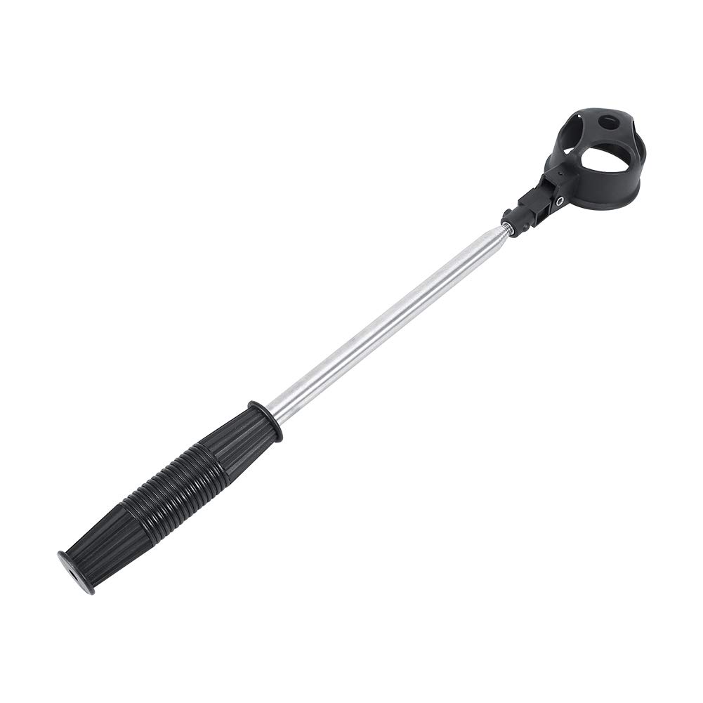 Tiiyee Golf Ball Retriever, Telescopic Pick Up Retrievers Portable Retractable Picker Stainless Steel Shaft Tool Putter Grabber Claw Accessories Lightweight Automatic Locking Scoop Saver Golf Player