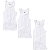 TZ Promise 3-6 Pack Men's Tank Top Undershirt 100% Cotton Plain Ribbed Workout A-Shirts