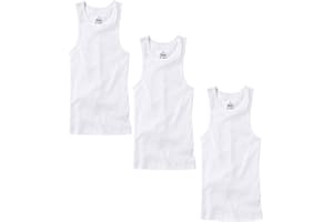TZ Promise 3-6 Pack Men's 100% Cotton Wife Beater A-Shirts Undershirt Plain Ribbed Tank Top