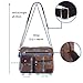 Ranboo Men Crossbody Shuolder Bag Canvas Messenger Bag Pack Travel Work Brown
