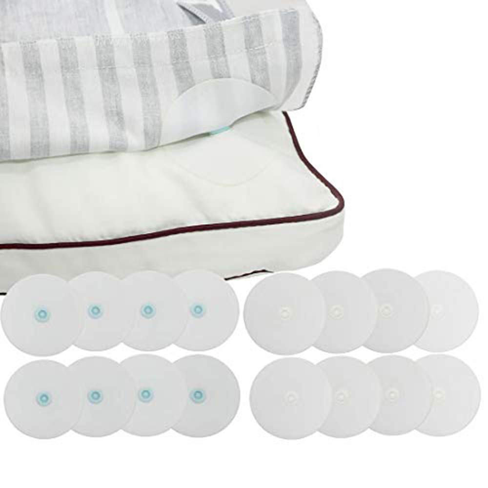 Acoser Comforter Clips,Corner Keeper Duvet Cover Snap,Fit All Thickness Quilt and Duvet,Keep Your Quilt in The Cover(16 PCS)