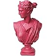 YUEOECOR 12Inch Greek Statue of Diana Goddess - Classic Roman Head Bust Greek Mythology Figurine Sculpture