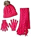Toby & Company Big Girls' 3Pc Chunky Cable Knit Set