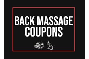 Back Massage Coupons: Backrub Vouchers Book For Free Rubs | Perfect Valentines Day, Anniversary Or Birthday Gift
