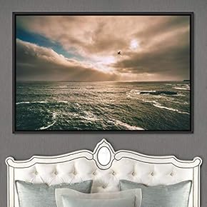 signwin Framed Canvas Wall Art Coastal Freedom Aerial...