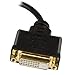StarTech.com 8in Micro HDMI to DVI-D Adapter M/F - 8in Micro HDMI to DVI Cable - Connect a Micro HDMI phone or laptop to a DVI-D display (HDDDVIMF8IN),Black