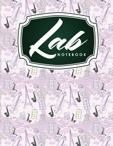 Lab Notebook: Lab Journal Log Book with Graph Paper / Grid Paper for Student, Research, College, Hypotheses, Experiments and Initial Analysis, Cute Paris & Music Cover: Volume 53 Paperback โ 12 May 2018