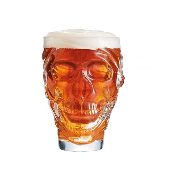 Arcoroc ARC N6644 Skull Totenkopf Cocktailglas, 900ml, Glas, transparent, 1 Stück – Bild 5