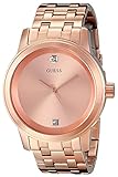 GUESS Men's U0103G2 Rose Gold-Tone Round Diamond Accent Watch