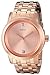 GUESS Men's U0103G2 Rose Gold-Tone Round Diamond Accent Watch