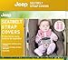 Jeep Car Seat Strap Covers 2 Pack, Plush Pink - Styles May Vary