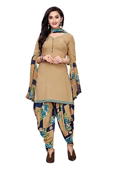 crepe salwar suit