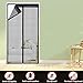 RELIANCER Fiberglass Magnetic Door Screen,Fit Door Size 34
