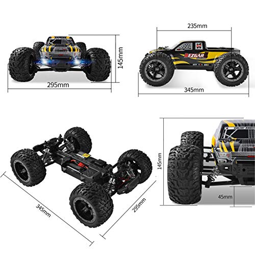 BEZGAR RC Car Spare Parts 490L Brushed Motor for BEZGAR 1 Remote & App