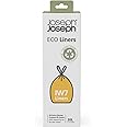 Joseph Joseph IW7 20L/5.2 Gallon Eco Liners Recycled Trash Bags (20 Pack) - Grey