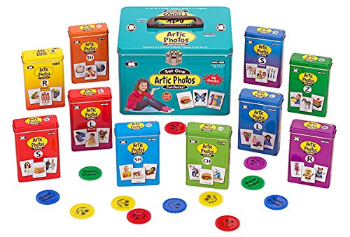 Super Duper Publications Set of 10 Articulation Photo Flash Cards Fun Decks (Combo Set One) - New Revised Color Photos Educational Learning Resource for Children
