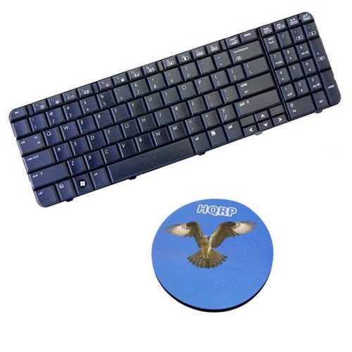 HQRP Laptop Keyboard compatible with HP G60-219 / G60-230 / G60-230US / G60-233 / G60-234 Notebook Replacement plus HQRP Coaster