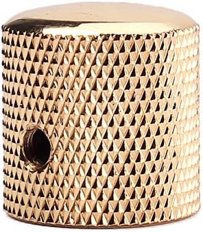 Alnicov 3Pcs Guitar Knobs Metal Dome Knurled Barrel For Electric Guitar Parts (Gold) - Image 5
