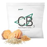 CB3 Organic Carbohydrate Powder | Vegan Postworkout Recovery Carb Sugar Free | Post Workout Mass Gainer + Muscle Builder Supplement | 600g 20 Serving