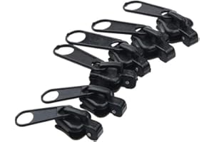 Zipper Repair Kit 6 pcs/pack Universal Zipper Head for Clothes Bag Replacement Zip Sliders Lovely and practical