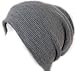 ALL 1N ALL APPAREL Slouchy Beanie Slouch Skull Hat Ski Hat Snowboard Hat Ribbed Beanie,One Size,Light Grey