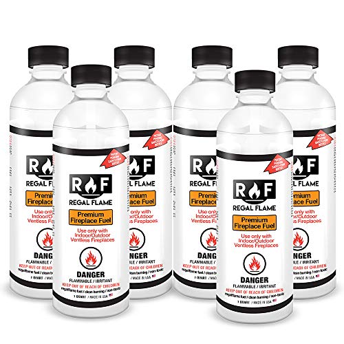 Moda Flame 1 Quart Bio-Ethanol Fireplace Fuel 6 Bottles