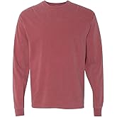 Comfort Colors Adult Long Sleeve Tee, Style 6014 Brick, X-Large