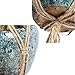 SHERRY Macrame Jute Plant Hanger Holder Natural Hemp Rope 2 Set for Indoor Outdoor Plants Basket Hanging with Beads 4 Legs