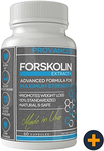 100% Forskolin Extract 250mg Extra Strength - Fast Weight Loss & Metabolic Appetite Suppressant - Metabolism Booster - Carb Blocker Fat Burner for Men & Women