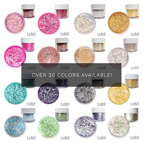 image for Rose Gold Tinker Dust Edible Glitter 5g Jar | Bakell Food Grade Desser