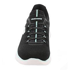 Skechers Summits-Cool Classic Black/Turquoise 8.5 C