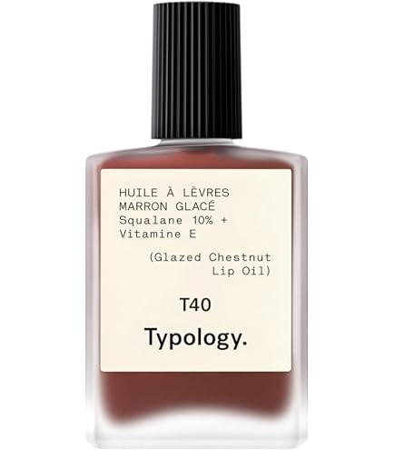 Amazon.com : Typology T40 Tinted Lip Oil Squalane 10% + Vitamin E