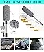 Meago Car Duster Exterior, Ultimate Car Cleaning Kit with Long Extendable Handle for Motorcycle/Truck/ATV/UTV(6 Pack)