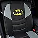 BDK 2P-WBCH-1306 WBCH306 Batman Seat Cushion-Padded Comfort Support for Car, SUV, Truck and Home Chair, Black