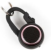 Fashionit Small Clip-On Holder Carabiner Designed to fit a U Micro Speaker, Portable, Travel-Friendly, Black, Water Resistant, Durable, Speaker not Included