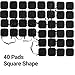 iReliev Premium Reusable TENS EMS Muscle Stimulation Electrode Pads with Excellent Dispersion, 10 Packs of 4 Pads. (40 total electrode pads)