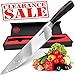 MasterGO Kitchen 8inch Chef Knife - Super Sharp Knife - Cooking Knife Professional - Best Chefs Knife and nice Sushi Knife – German High Carbon Stainless Steel Kitchen Knives for Man and Woman