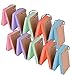 Cehomi 5 Color Flash Cards Index Cards. Multicolor Note Cards with Binder Ring. Blank Kraft Paper Easy Flip DIY Greeting Cards(10 Pack,50 Pieces/Pack, 3.5x2.2 inch)