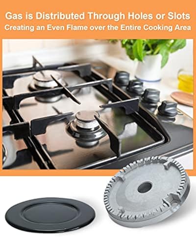 Stove Oven Cooker Gas Hob Burner Flame Cap Burner Covers Gas Burner Caps Gas Cooker With Base Burner Cap Set Gas Burner Parts I2478203648