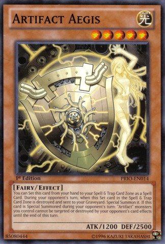 Yu-Gi-Oh! - Artifact Aegis (PRIO-EN014) - Primal Origin - 1st Edition - Common