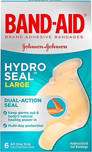 Photo 1 of Band-Aid Hydro Seal, 6 Large Bandages Per Box (Pack of 3)