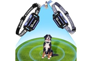 Wireless GPS Dog Fence, Electric Dog CollarFence,Adjustable Waming Strength, Pet ContainmentSystem for Outdoor, Suitable for 